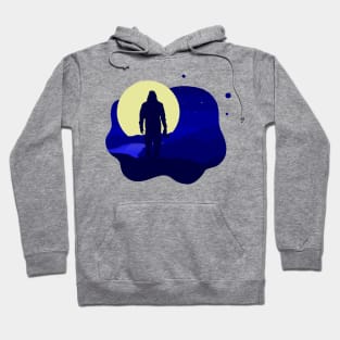 Mountain Night View Hoodie